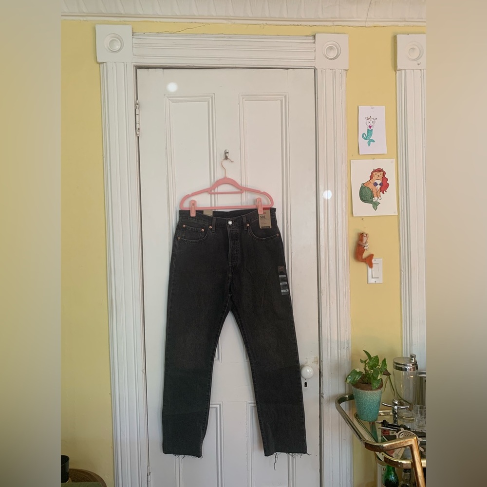 levi’s 501 black jeans, size 31 x 30 button fly NWT
